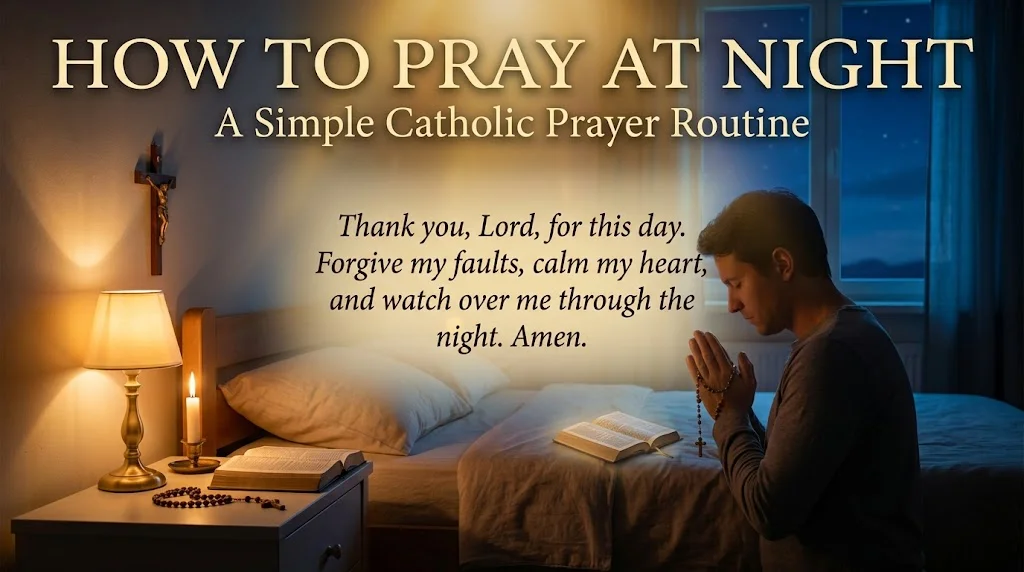 How to Pray a Catholic Night Prayer