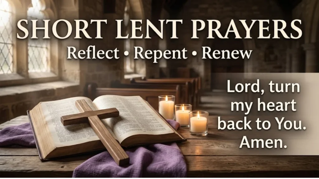 10 Short Prayers for Reflection During Lent