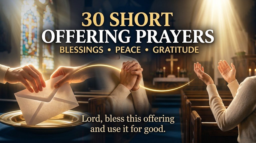 How to Pray a Short Offering Prayer (Step-by-Step)