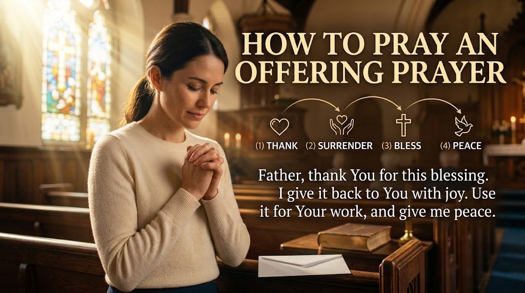 Offertory Prayer Examples for Church Service