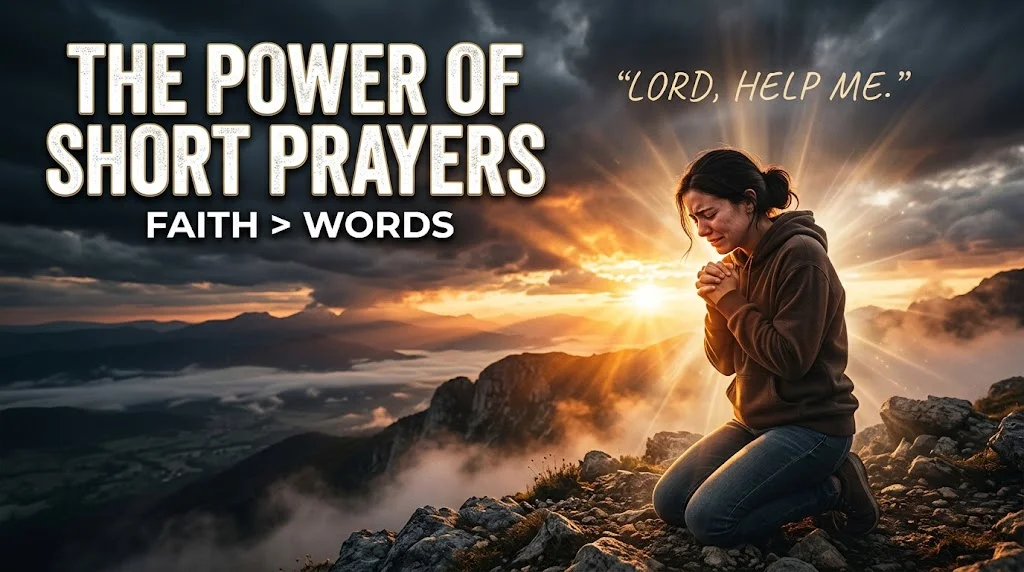 Short Prayers in the Bible Proof They Work