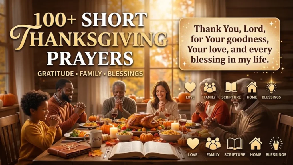 Short Thanksgiving Prayers for Blessings