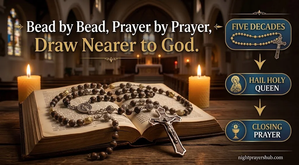 The 5 Prayers of the Rosary in Order