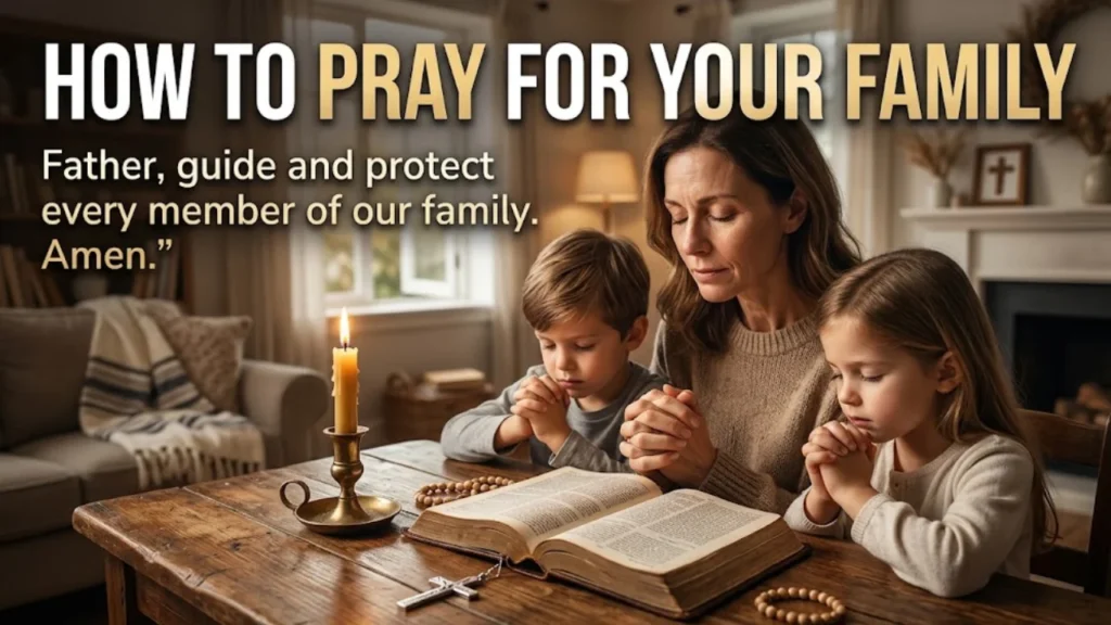 Why Praying for Your Family Matters
