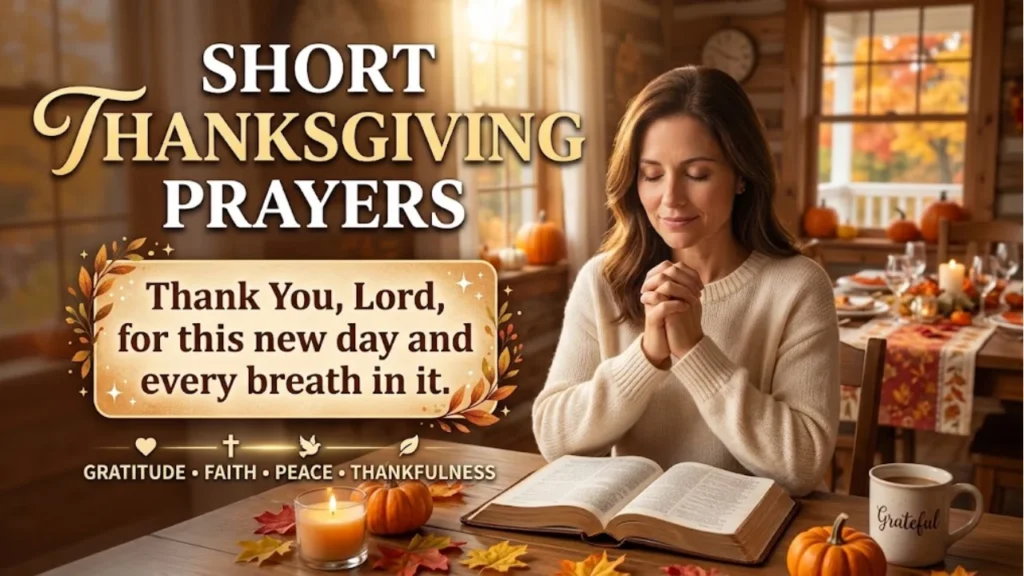 Why Short Thanksgiving Prayers Matter