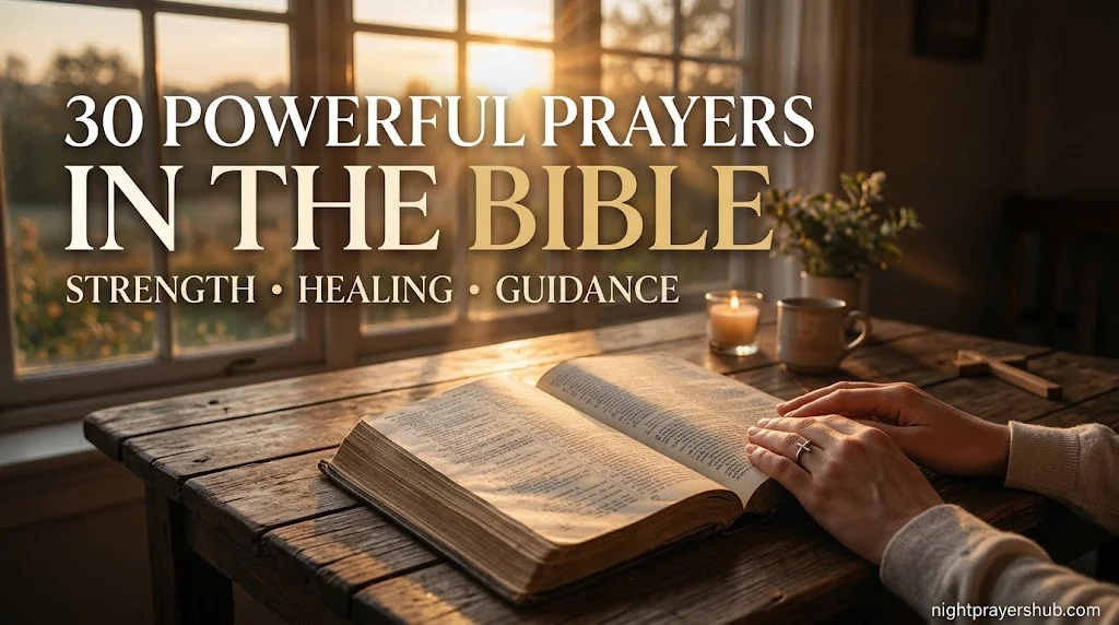 Why Turn to Powerful Prayers in the Bible for Strength