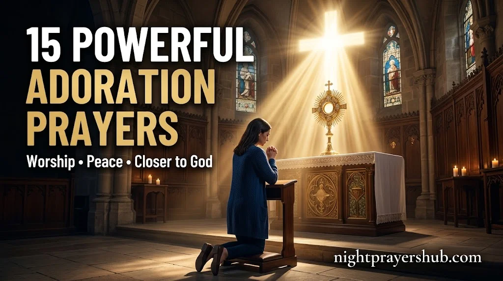 Adoration Prayers for Peace and Rest