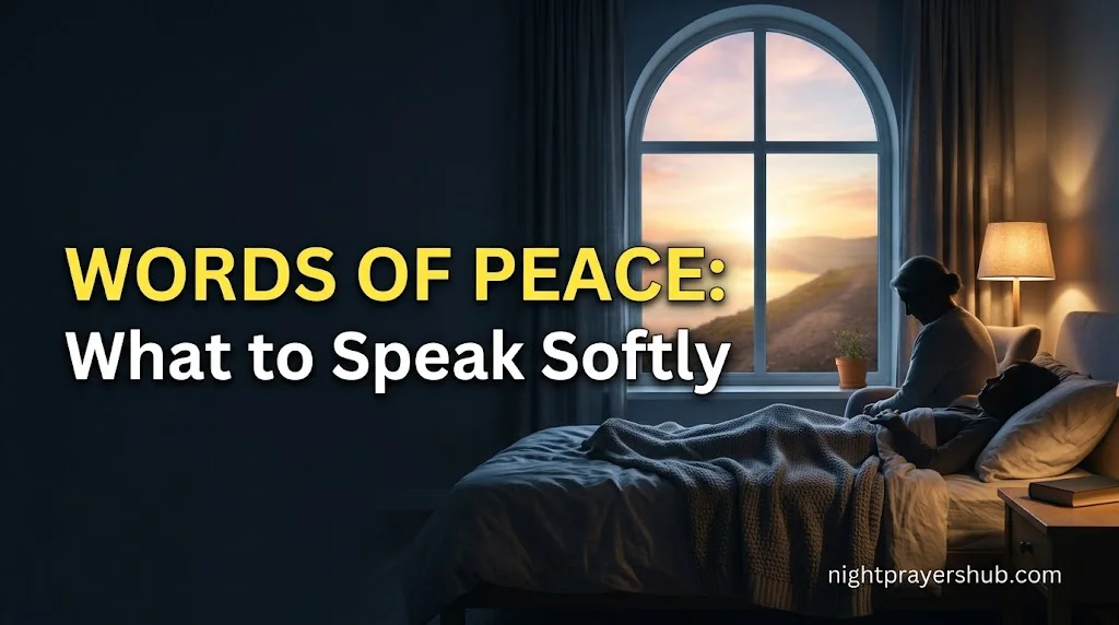 Words of Peace to Speak in Final Hours