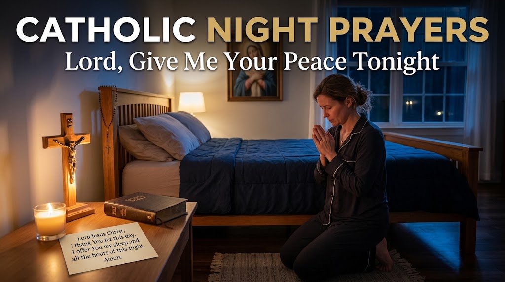 Catholic Night Prayers for Adults Powerful Prayers Before Bed