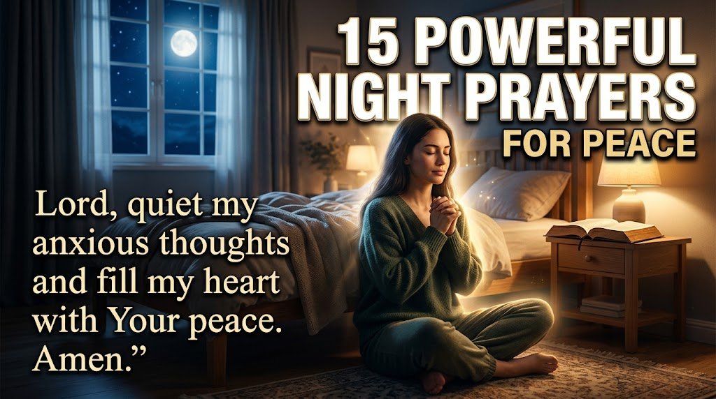 Night Prayers 15 Powerful Prayers for Peace, Protection & Blessings