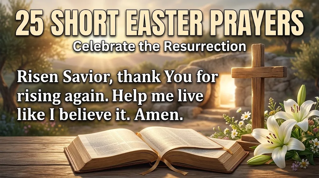 25 Short Easter Prayers to Celebrate the Resurrection