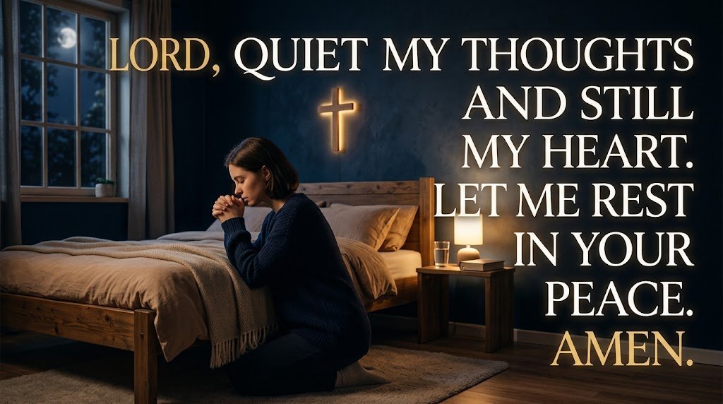 3 Short Good Night Prayers for Peace, Protection & Rest