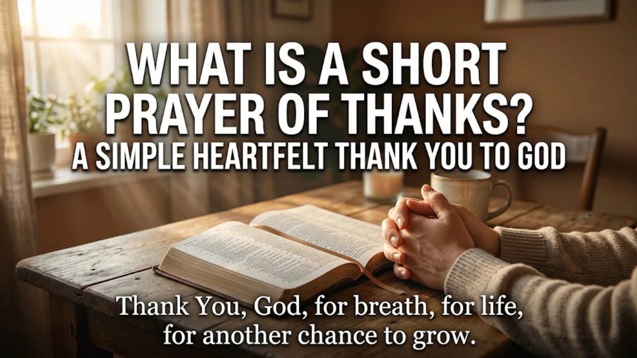 75+ Short Prayers of Thanks to Express Gratitude, Blessings & a Grateful Heart