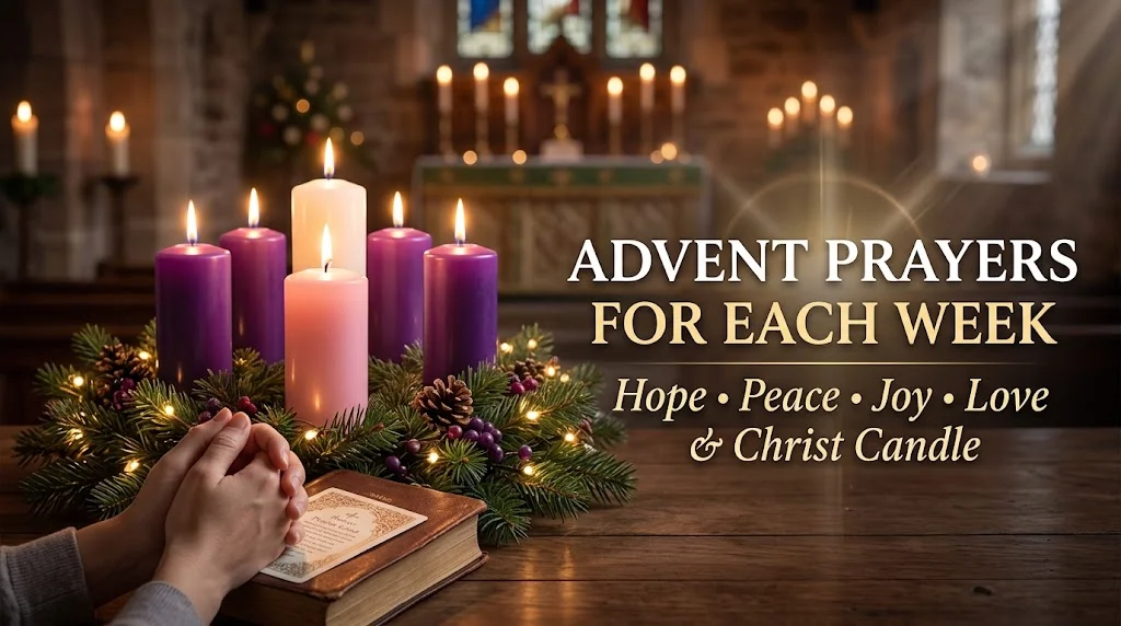 45+ Powerful Advent Prayers for Hope, Peace, Love & Joy This Christmas