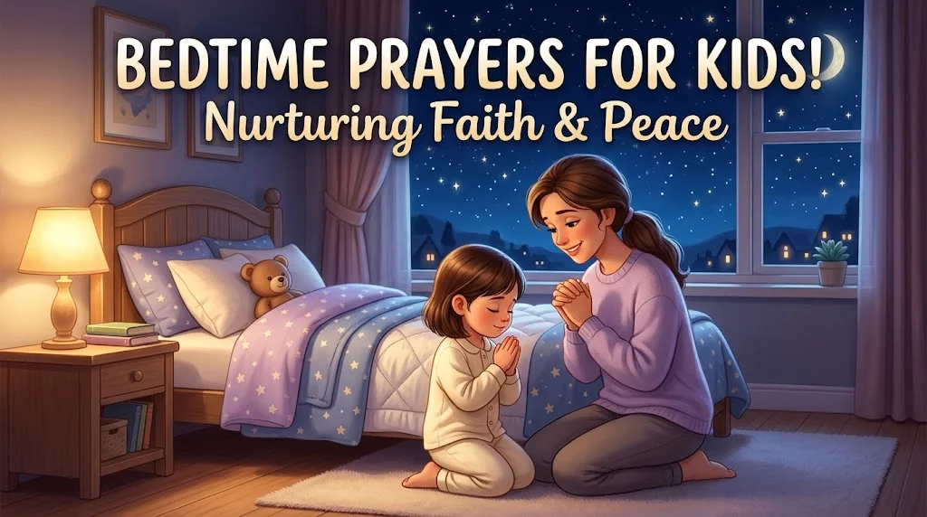 Bedtime Prayers for Kids 15 Sweet Night Prayers for Peace, Protection & Sweet Dreams
