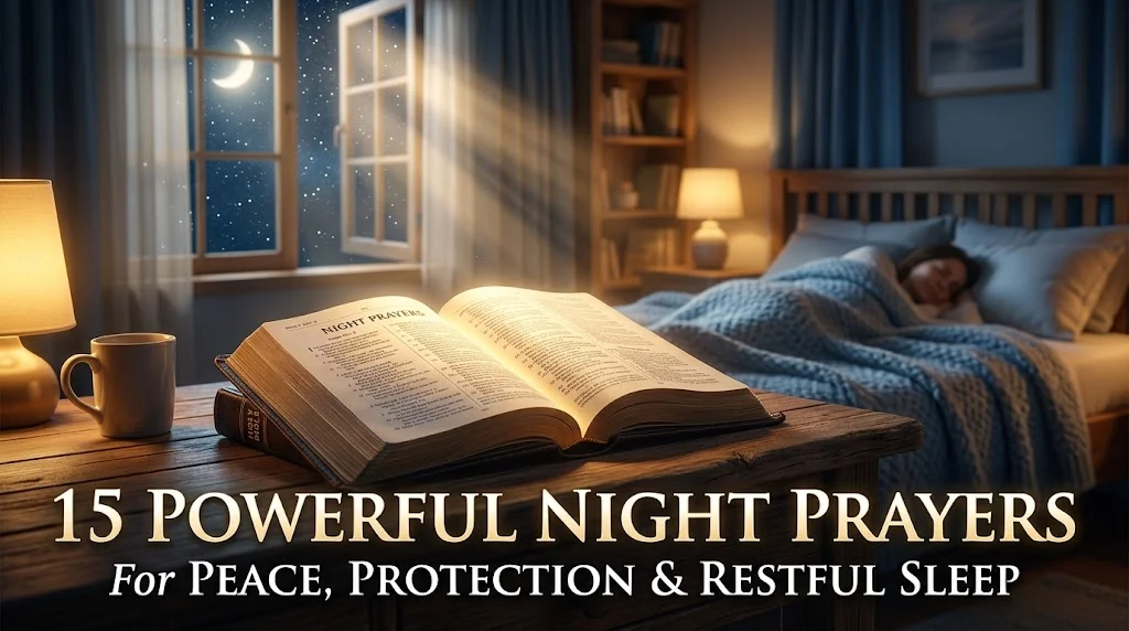 Prayers for Sleep 15 Powerful Night Prayers for Peace, Protection & Restful Sleep